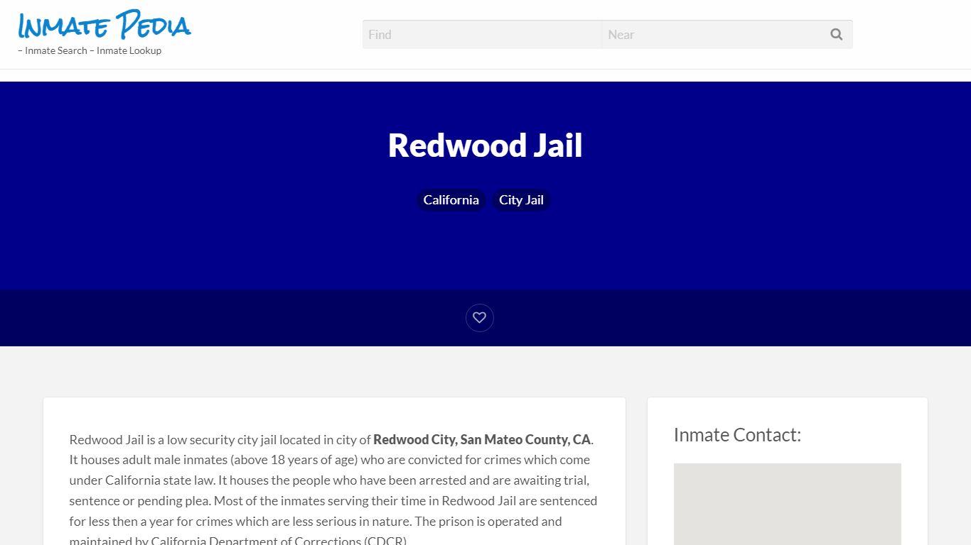 Redwood Jail – Inmate Pedia – Inmate Search – Inmate Lookup